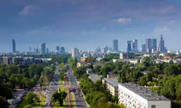 Avenida en Varsovia