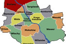 Distritos en Varsovia
